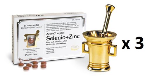 Pack d'économies de sélénium zinc Activecomplex 3 unités
