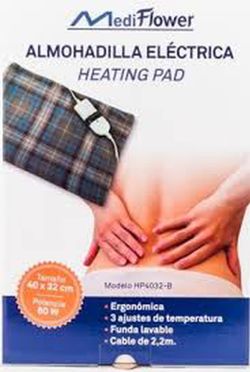 Almohadilla Eléctrica Nuco-cervical Mediflower .Esterilla.  40 X 38 cm