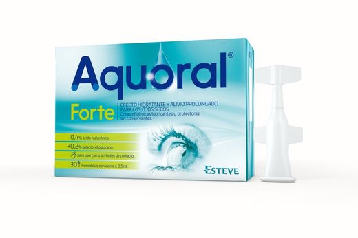 Aquoral forte lubricante 30 monodosis