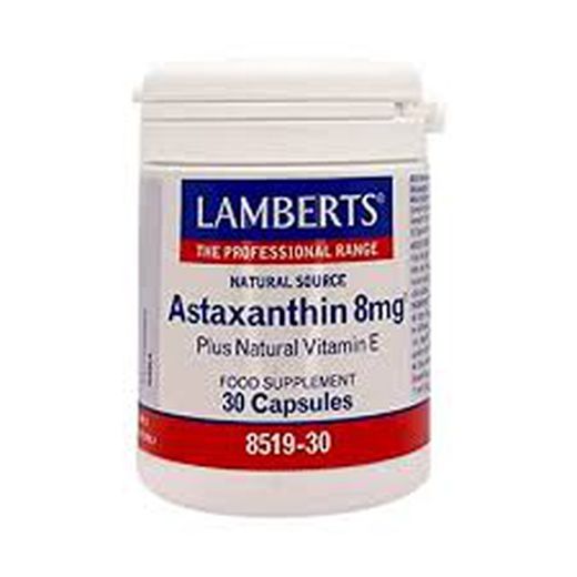 Astaxantina 8 mg 30 capsulas Lamberts