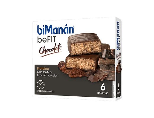 Bimanán Befit Barritas Chocolate 6 Unidades