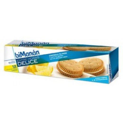 Bimanán Snack Entre Hores Galetes Llimona 12 Unitats