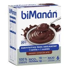 Bimanan Natillas Chocolate 6 sobres