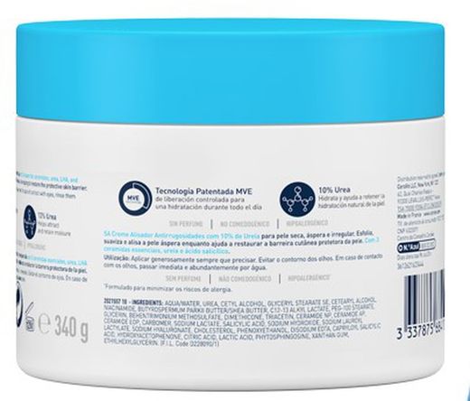 CeraVe Crema alisadora anti-rugosidades 340g