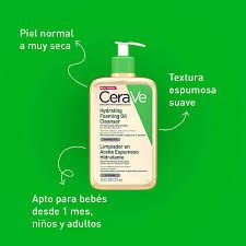 cerave limpiador en aceite espumoso hidratante 473ml