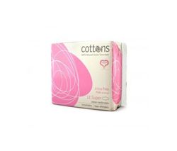 Cottons compresas con alas ultrafinas super 12 unidades