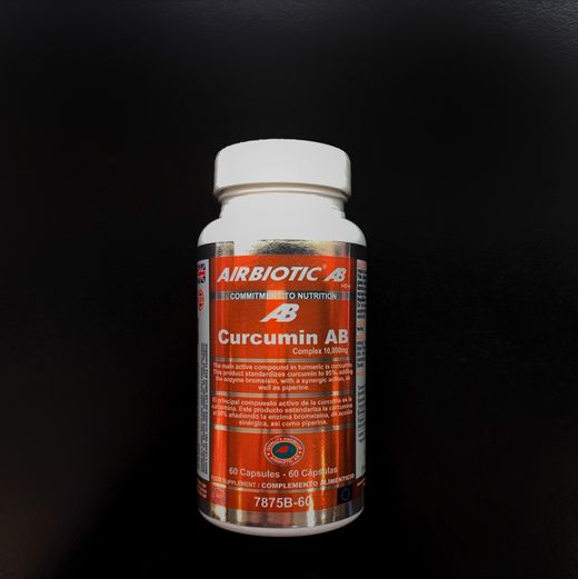 Curcuma Curcumin AB Complex 10000 mg 60 cápsulas  Airbiotic AB.