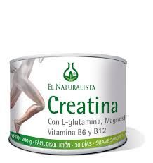 el naturalista creatina con l-glutamina, magnesio y vit. B, B12 300gr
