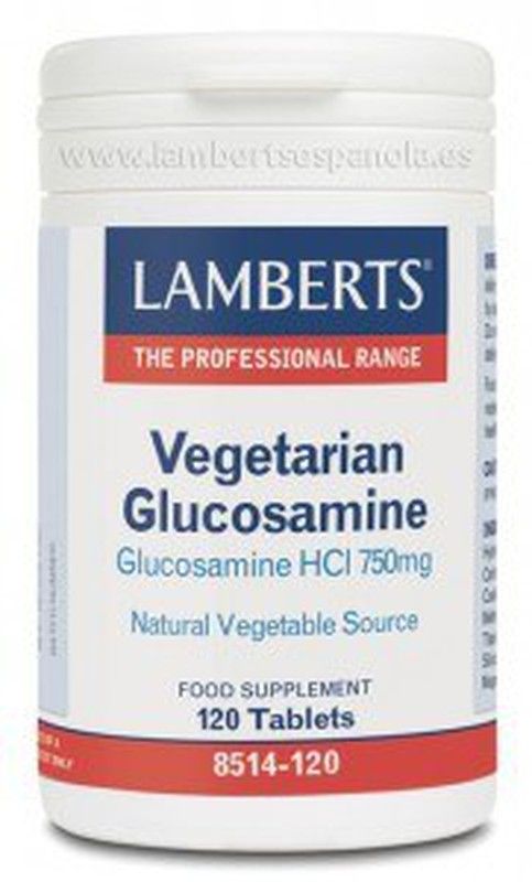 Glucosamina Vegetariana 750 mg 120 tabletas Lamberts