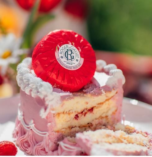 jabón en pastilla gingembre rouge 100gr