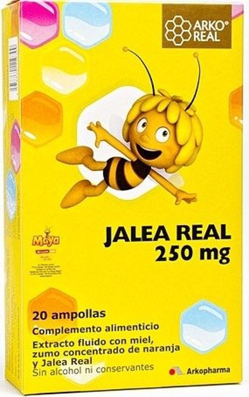 Jalea Real 250 mg Arko 20 ampollas