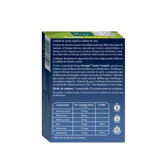 Kneipp Sueño Complet 30 comprimidos