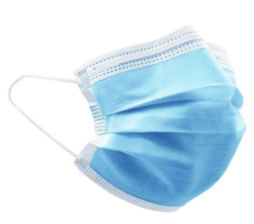 Mascarilla quirúrgica tipo IIR 100 unidades.Color azul cielo.Fabricada en España