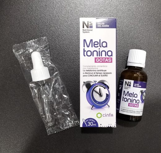 Melatonina ns 30 ml gotas con gotero