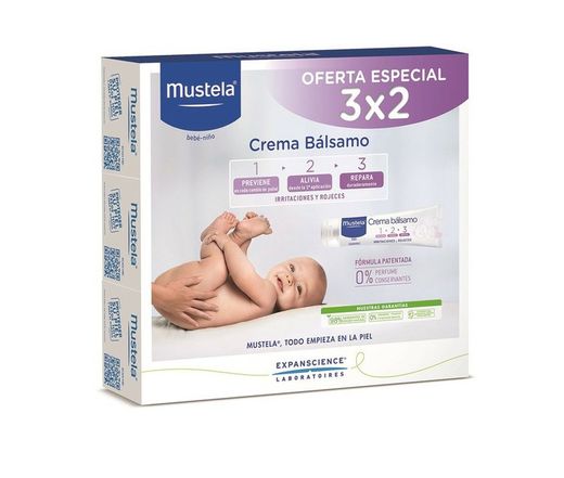 Mustela Crema Bálsamo Pañal - Promoción Especial 3x2-