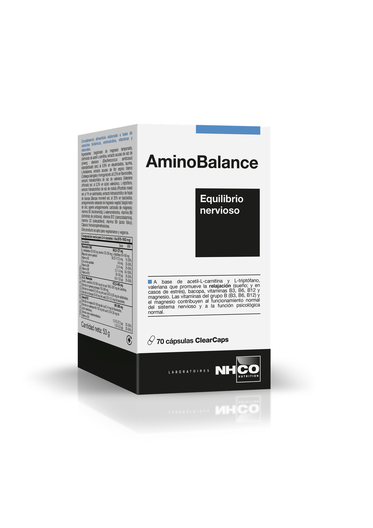 NHCO - AMINOBALANCE - Equilibrio Nervioso - 70 cápsulas