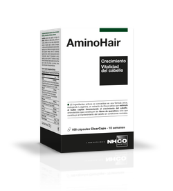 NHCO- AMINOHAIR - Crecimiento y vitalidad del cabello - 168 cápsulas ( Programa 10 semanas)