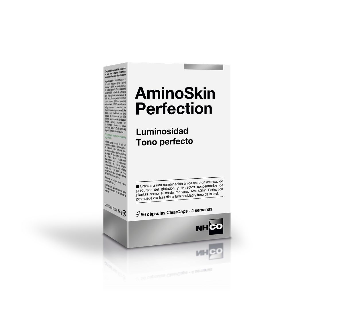 NHCO - AMINOSKIN PERFECTION - Luminosidad Tono perfectgo 56 cápsulas ClearCaps