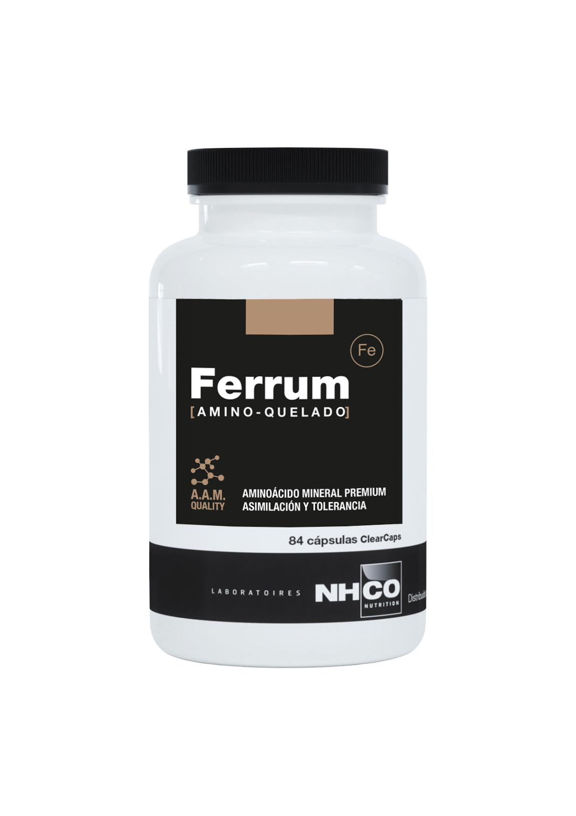 NHCO MAGNESIUM AMINO-QUELADO -Ferrum amino-quelado-  84 cápsulas