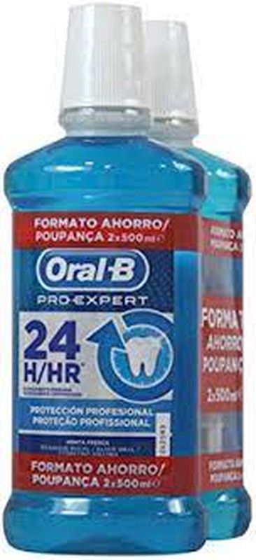 Oral B Pro- Expert Bain de bouche format économique 2 x 500 ml