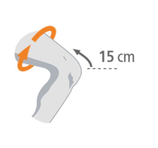 Ortesis inmovilizadora de rodilla , ligera IR-6500.Orliman