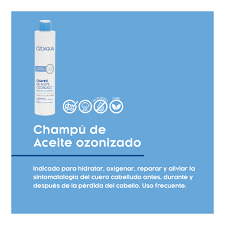 ozoaqua champú cuero cabelludo seco y cabello largo 250ml