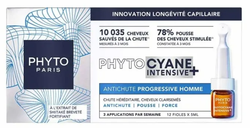 Phyto Paris Cyane Intensive+ Hombre 12 Ampollas Phyto - Viales - 5 ml