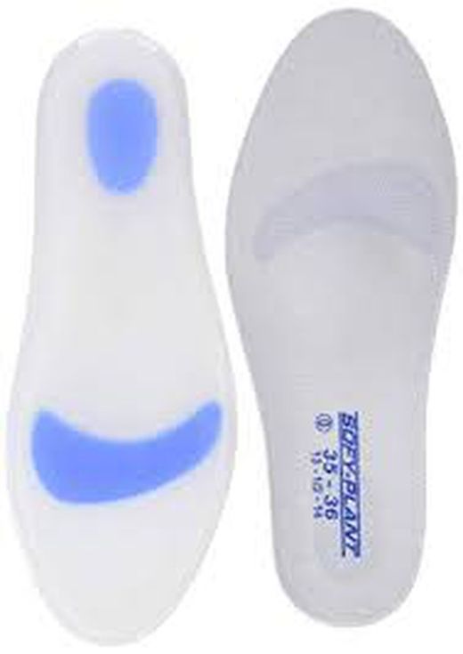 Plantillas de Silicona con Apoyo Retrocapital  Forrada Original Orliman ref 750F