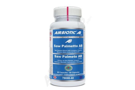 Saw palmetto Complex AB Airbiotic 60 capsulas.HBP, prostatitis. En stock