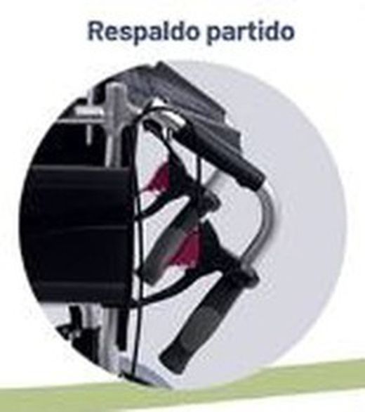 Fauteuil roulant en aluminium Transito Prim. Largeur d'assise 43 cm