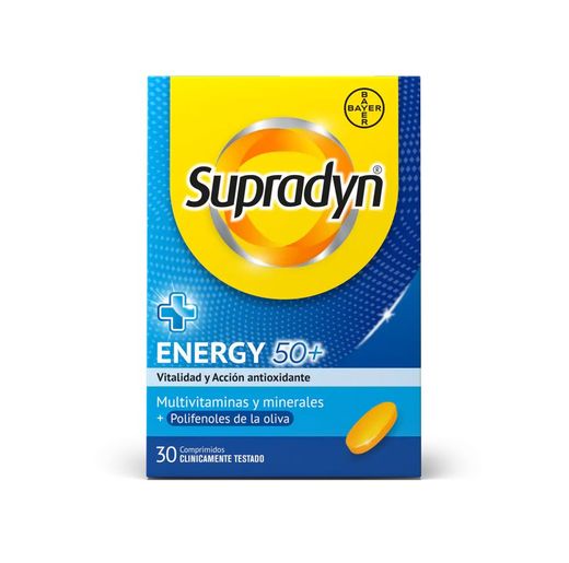 Supradyn energy 50+  30 comprimidos