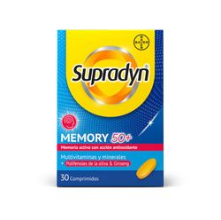 Supradyn memory 50+ 30 comprimidos