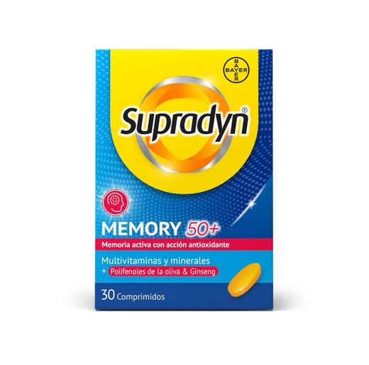 Supradyn memory 50+ 30 comprimidos