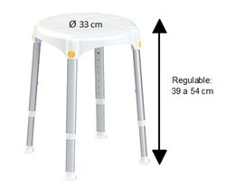 Taburete Portofino redondo AD 540 L