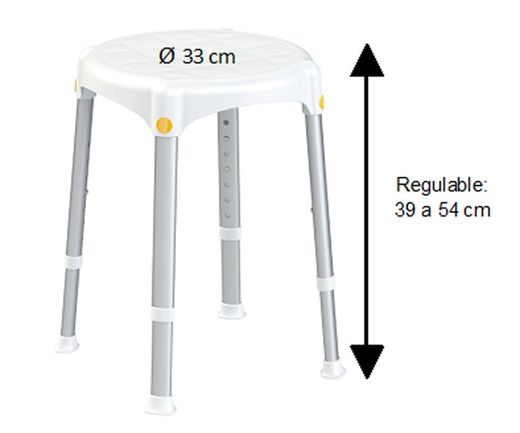 Taburete Portofino redondo AD 540 L