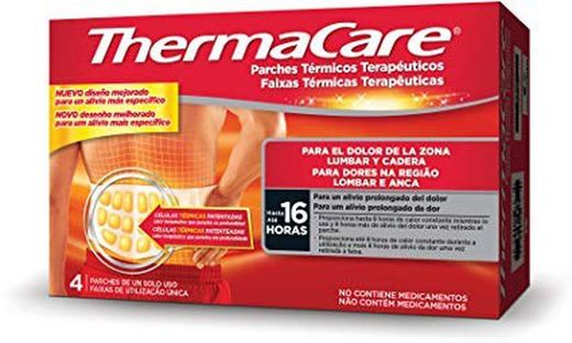 ThermaCare parche térmico terapéutico  lumbar 4 unidades
