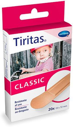 Tiritas Classic Tela Recortadas 20 unidades