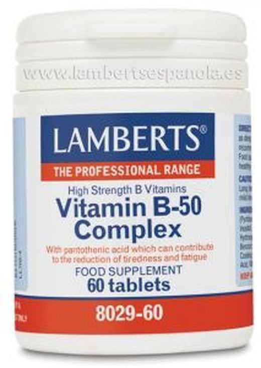 Lamberts Vitamina B 50 Complex 60 Tabletas