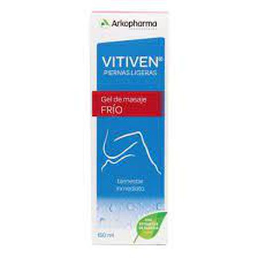 Vitiven Piernas Ligeras  gel masaje Frio 150 ml Nueva fórmula
